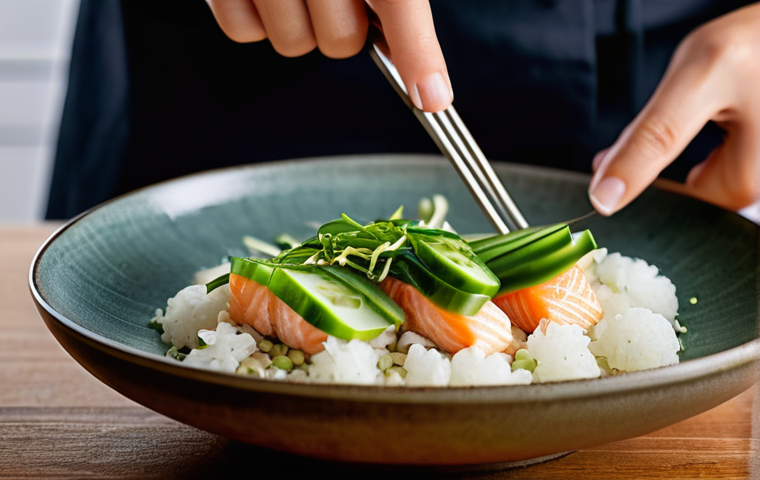 퓨전 패스트푸드 저칼로리 제품 - **Prompt 1: The Artisan of Healthy Fusion**
"A passionate, professional chef, mid-twenties, with...