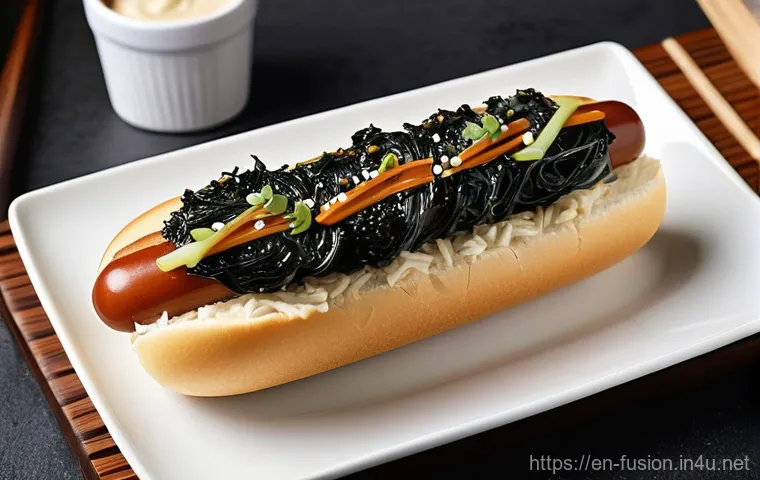 퓨전 핫도그 스낵팩 비교 - **Mexican Street Corn Chorizo Hot Dog Fiesta**
    An enticing, vibrant image of a Mexican street co...